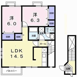 メゾン　パサニアＣの物件間取画像